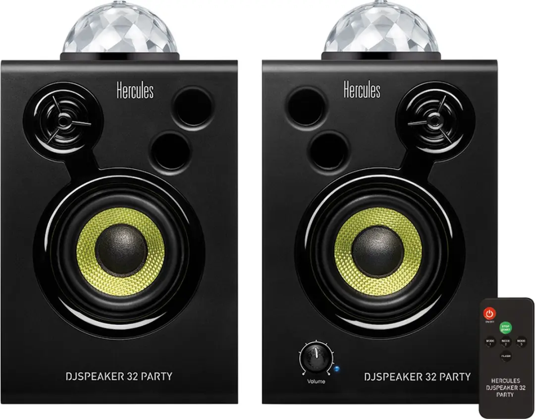 Hercules DJSpeaker 32 Actieve Studiomonitorset 2x 15W