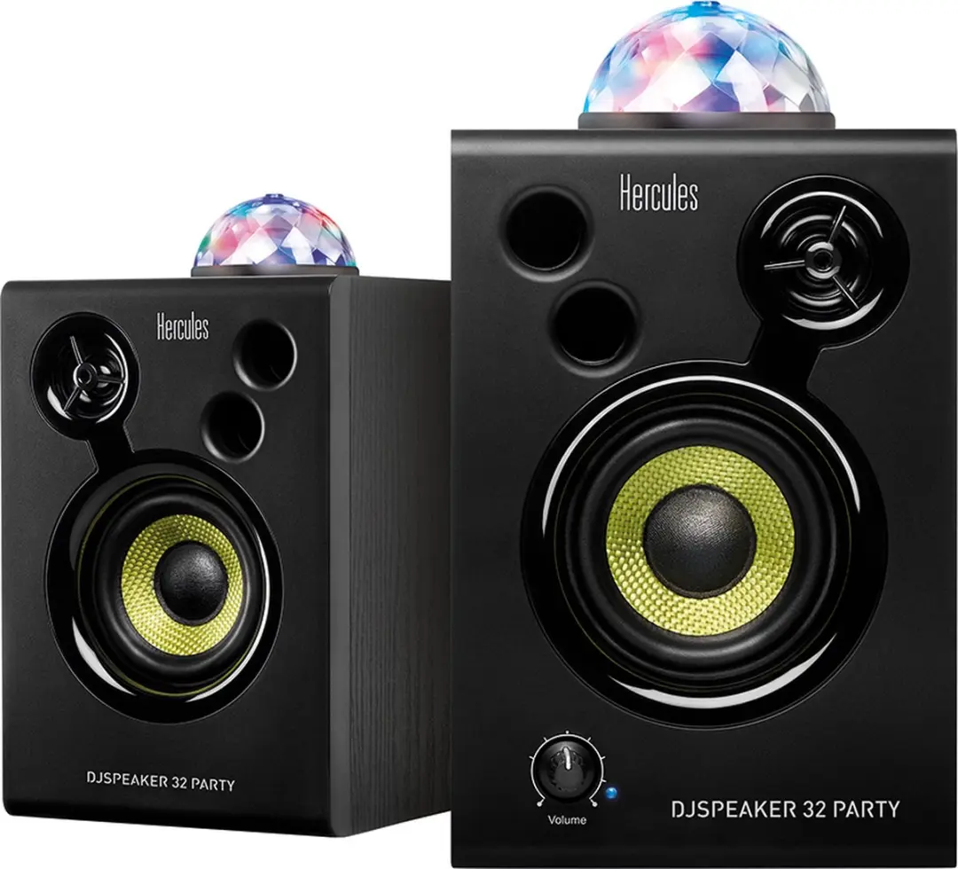 Hercules DJSpeaker 32 Actieve Studiomonitorset 2x 15W - Zwart