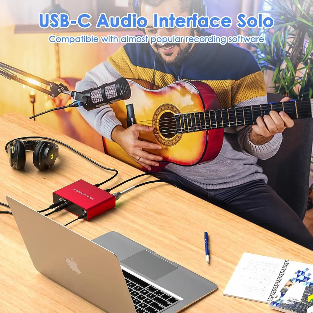 NÖRDIC SGM-225 USB Audio-interface - Rood