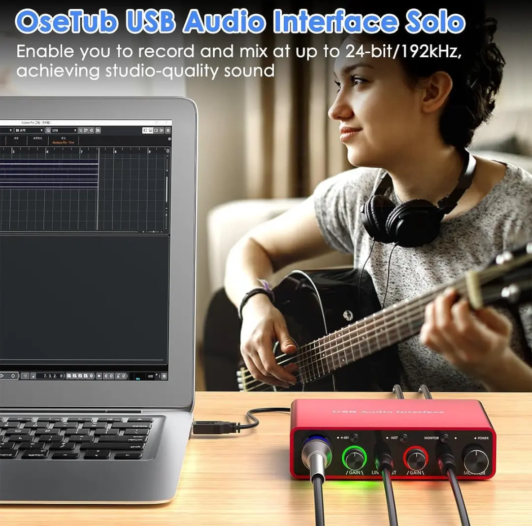 NÖRDIC SGM-225 USB Audio-interface - Rood