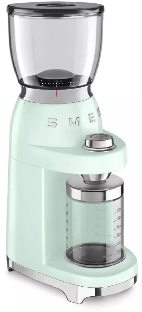 Smeg CGF11PGEU Elektrische Koffiemolen - Watergroen