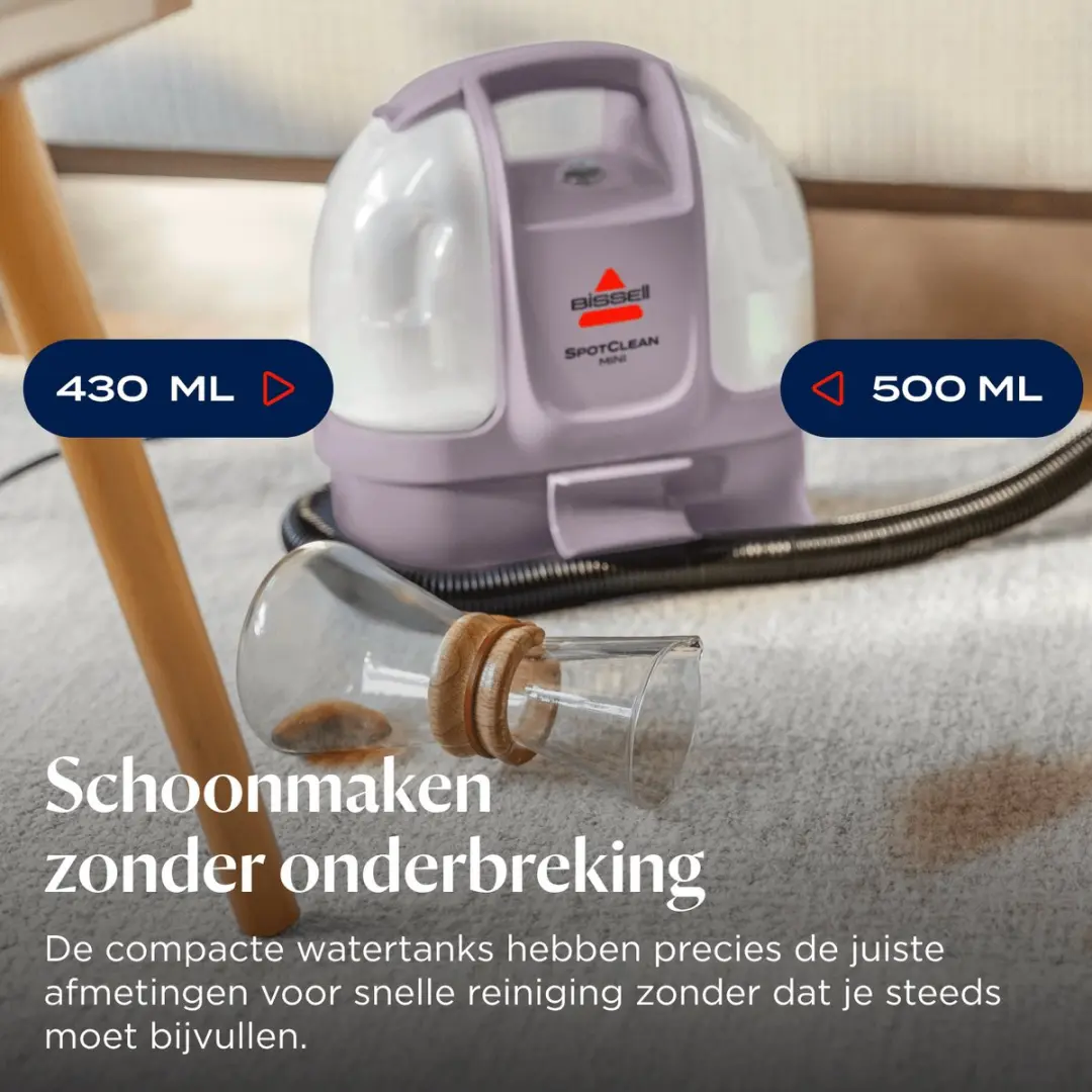 BISSELL SpotClean Mini 41031 Vlekkenreiniger - 330W - Roze