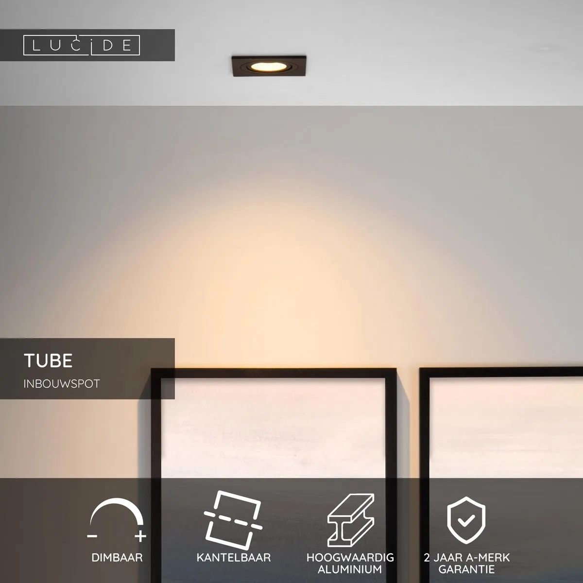 Lucide TUBE Inbouwspot GU10