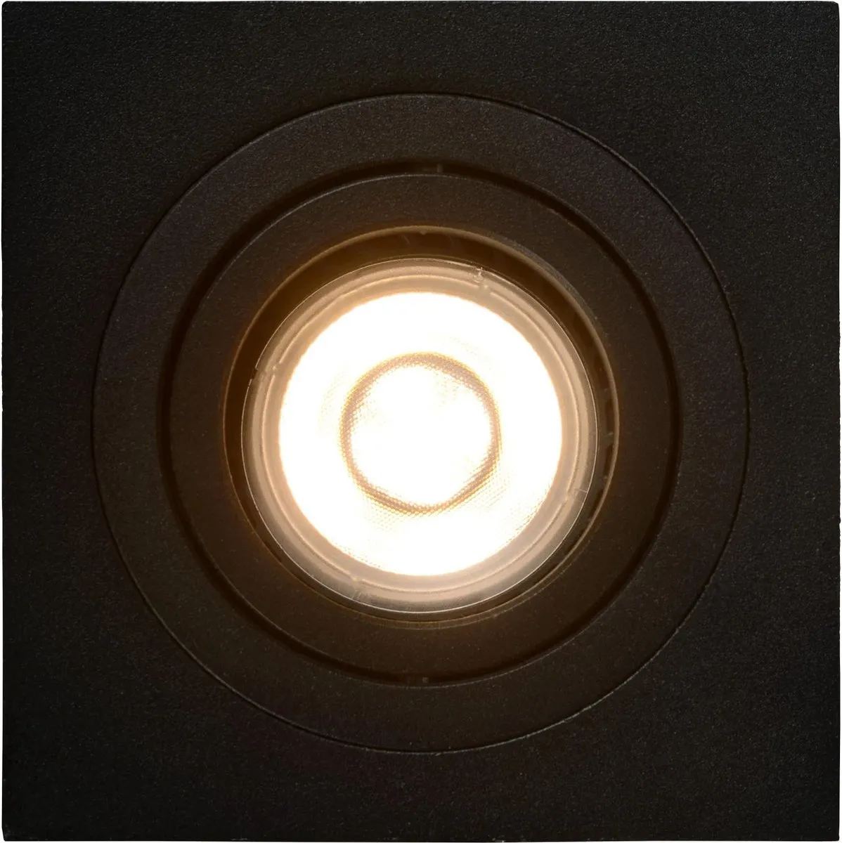 Lucide TUBE Inbouwspot GU10 - Zwart