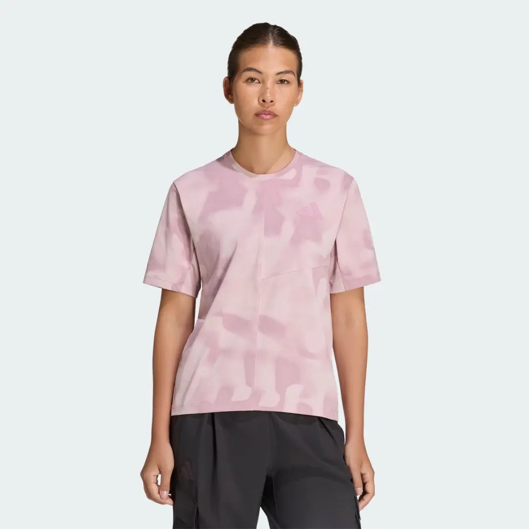 Adidas Terrex W MT AOP Tee - Paars - afbeelding 6 van 6