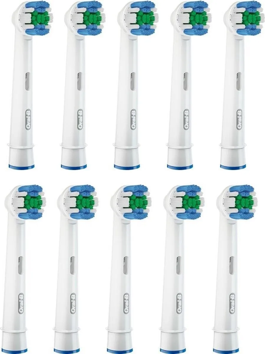 Oral-B Precision Clean Opzetborstels - 10 Stuks - Wit/ Groen