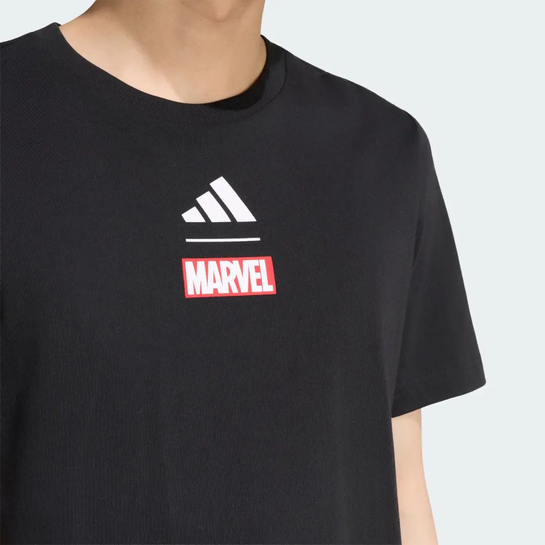 adidas Marvel Spider-Man T-Shirt Heren - Zwart - XL - afbeelding 6 van 6