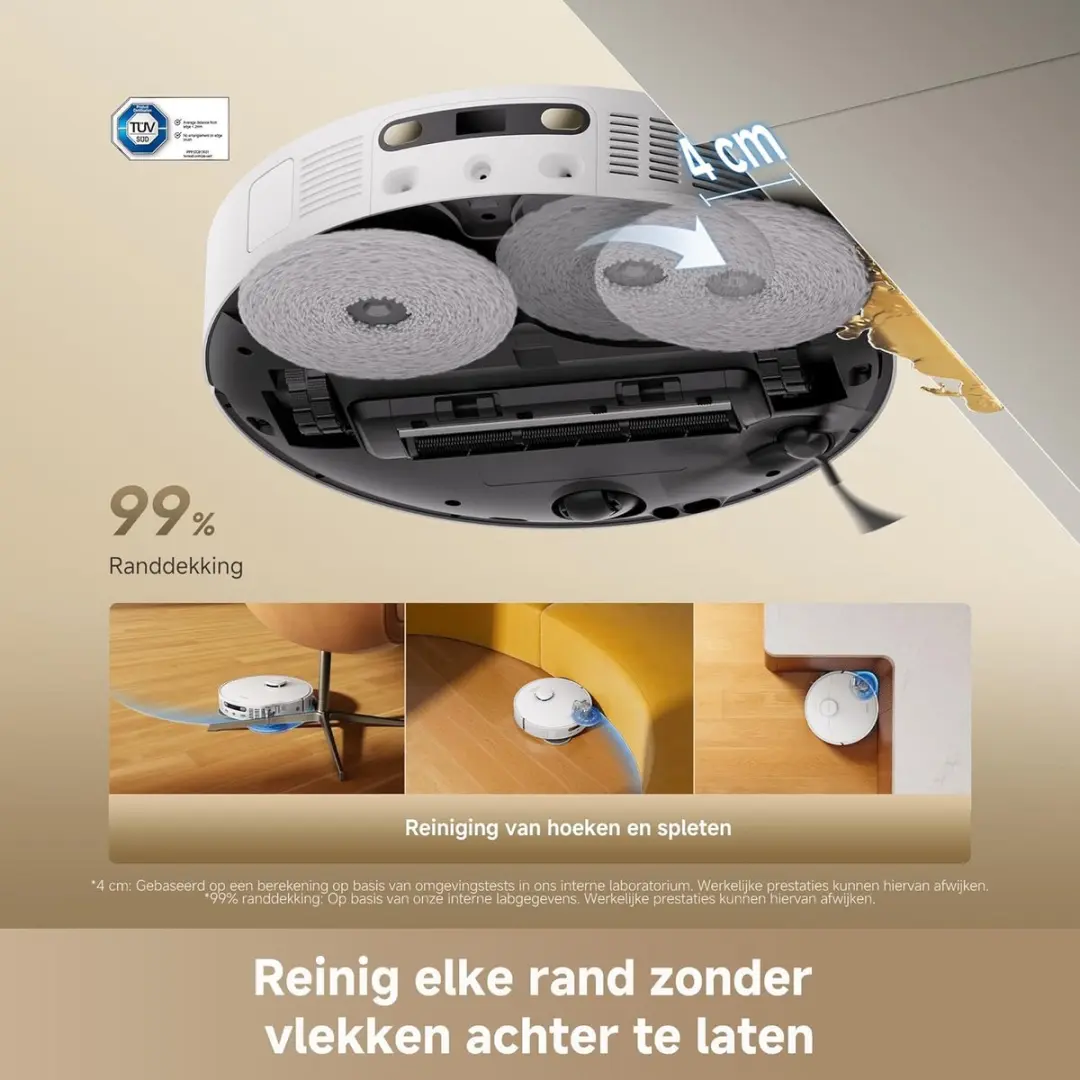 Dreame L40 Ultra A Robotstofzuiger - 24.000 Pa - Wit