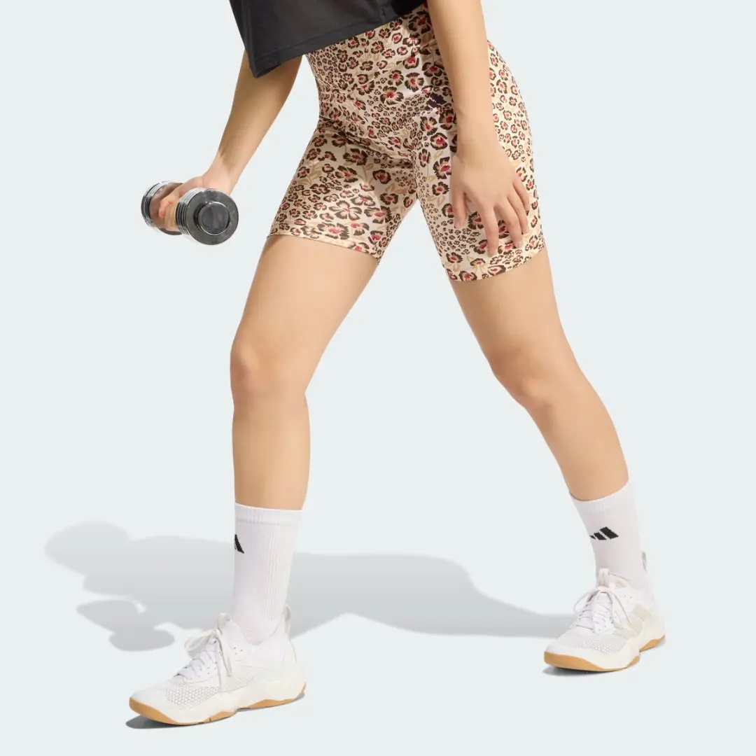 Adidas X Farm Rio Bikeshort L - Beige