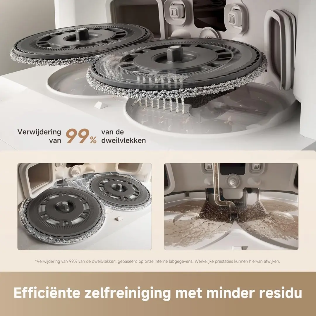 Dreame L10s Ultra Gen 3 Stofzuig- en dweilrobot - 25.000 Pa Wit