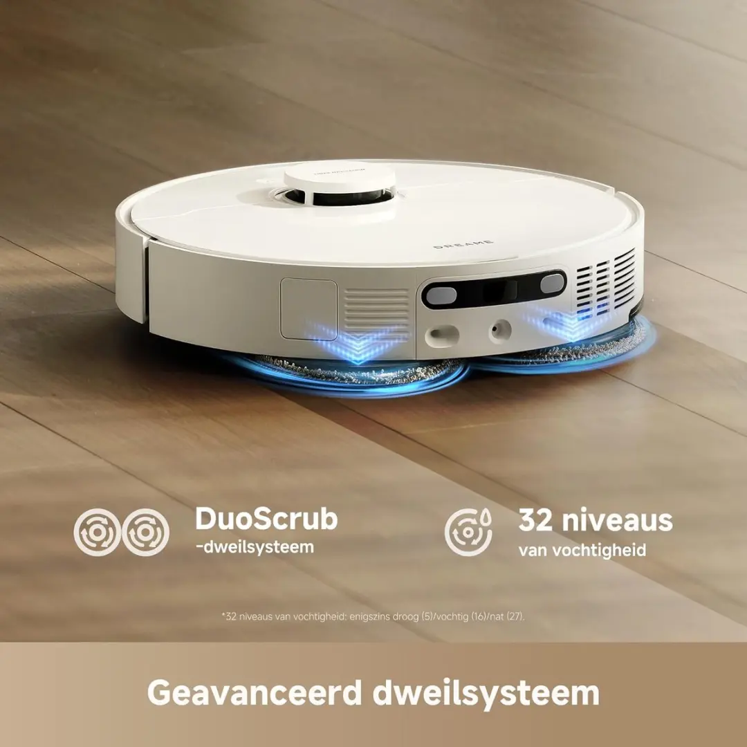Dreame L10s Ultra Gen 3 Stofzuig- en dweilrobot - 25.000 Pa Wit
