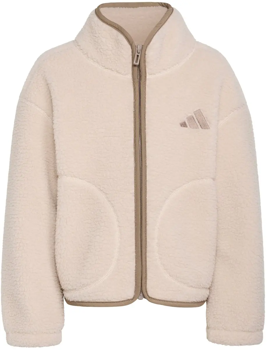Adidas Sportswear Alpaca Sherpa Jack - Kinderen 140 - Beige