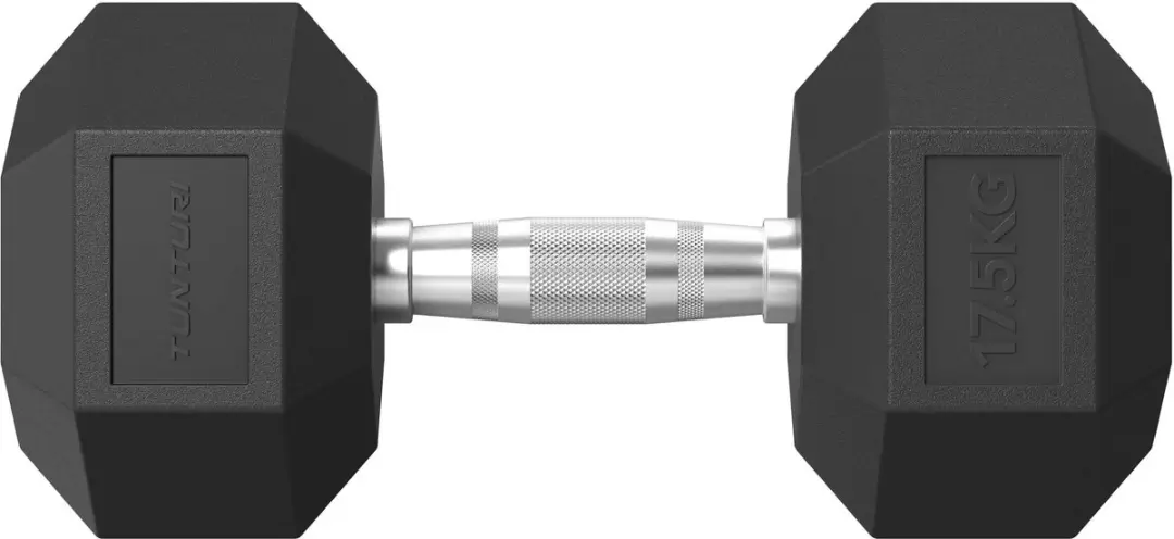 Tunturi Platinum Hexa Dumbbell 17.5kg - Zwart