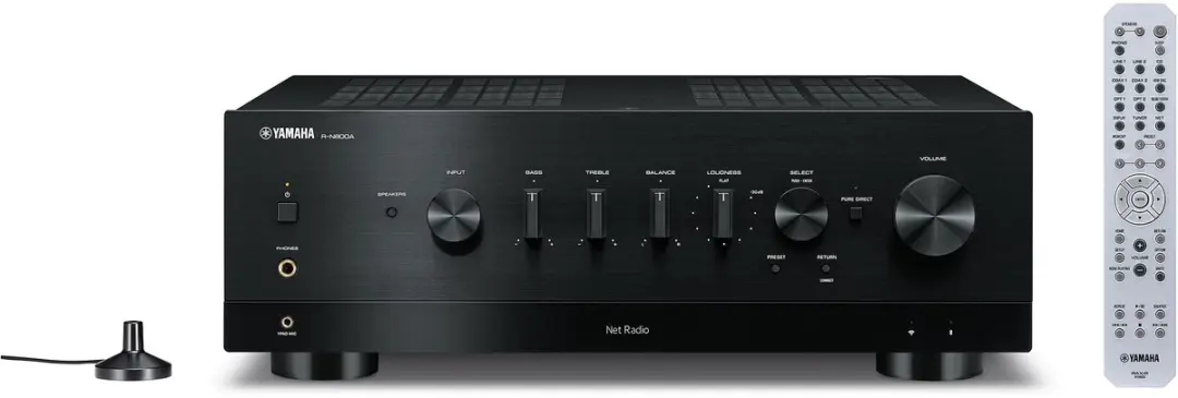 Yamaha R-N800A Receiver - 100W Stereo - Zwart