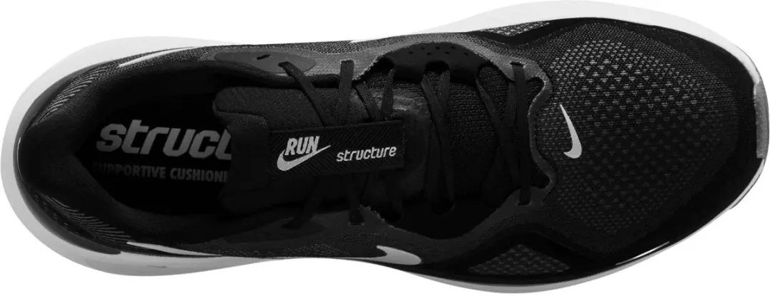 Nike Structure 26 Hardloopschoenen - EU 41 - Zwart/Wit/Grijs