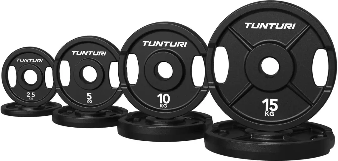 Tunturi Platinum Cast Iron Halterschijven 65kg