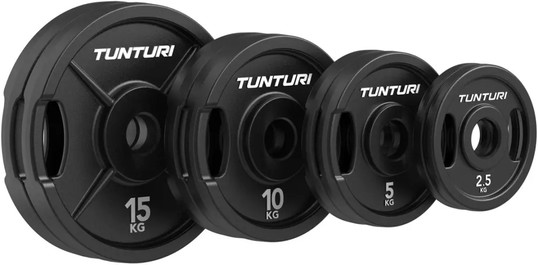 Tunturi Platinum Cast Iron Halterschijven 65kg - 8 Stuks
