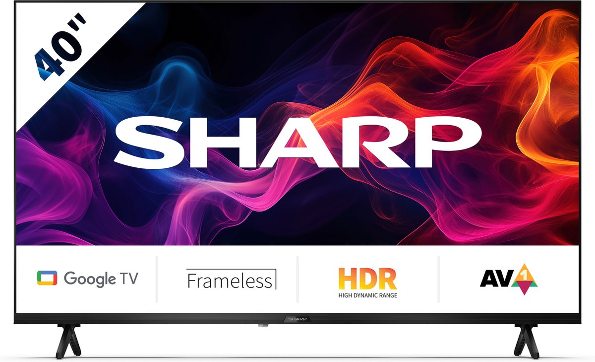 Sharp 40GF2265 - 40inch Full-HD televisie met Google TV - 2024