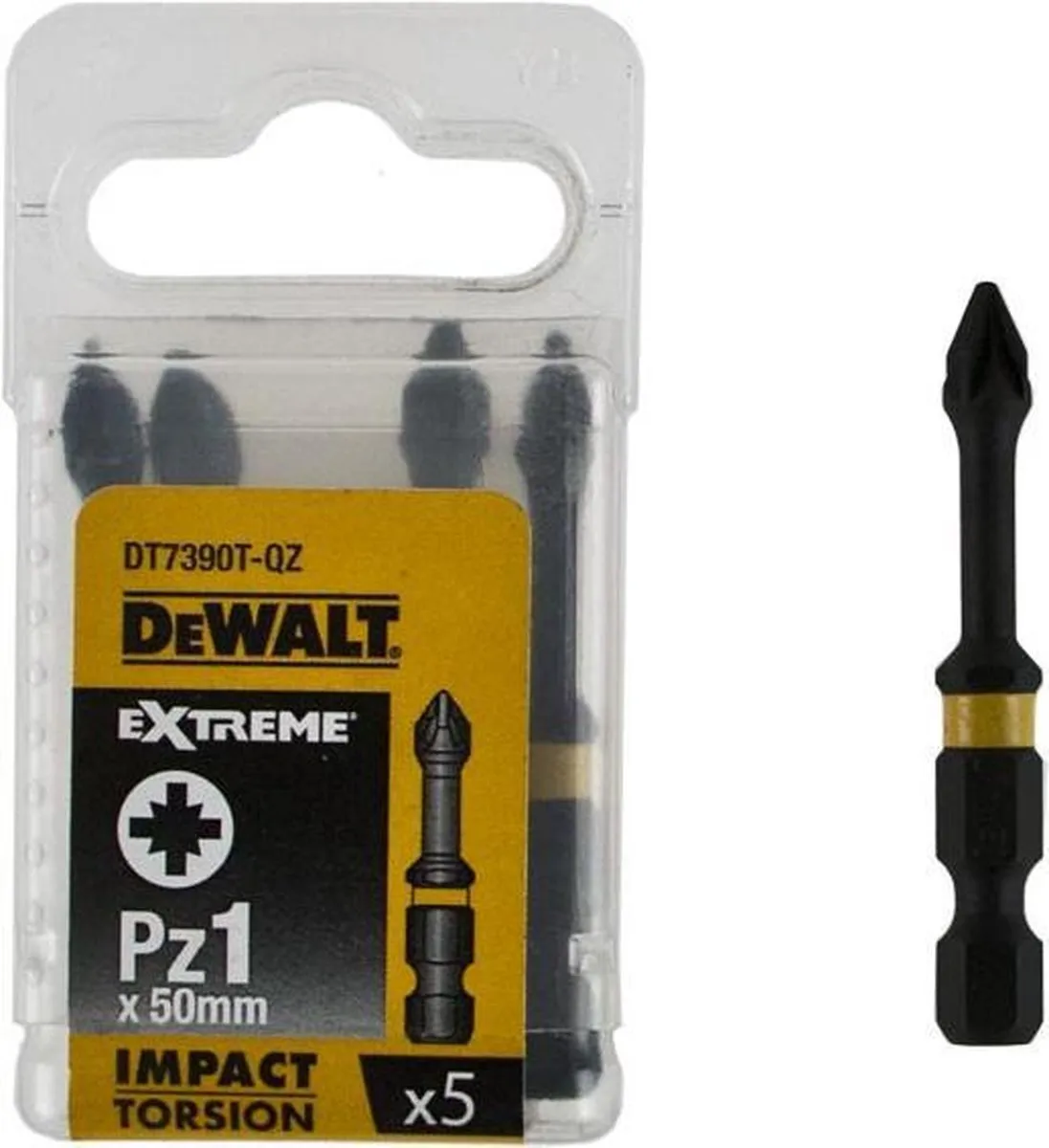 DeWalt DT7390T-QZ PZ1 Schroefbits 50mm - 5 Stuks