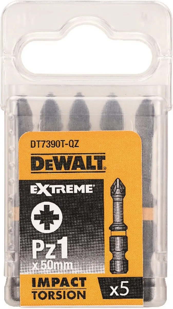 DeWalt DT7390T-QZ PZ1 Schroefbits 50mm - 5 Stuks