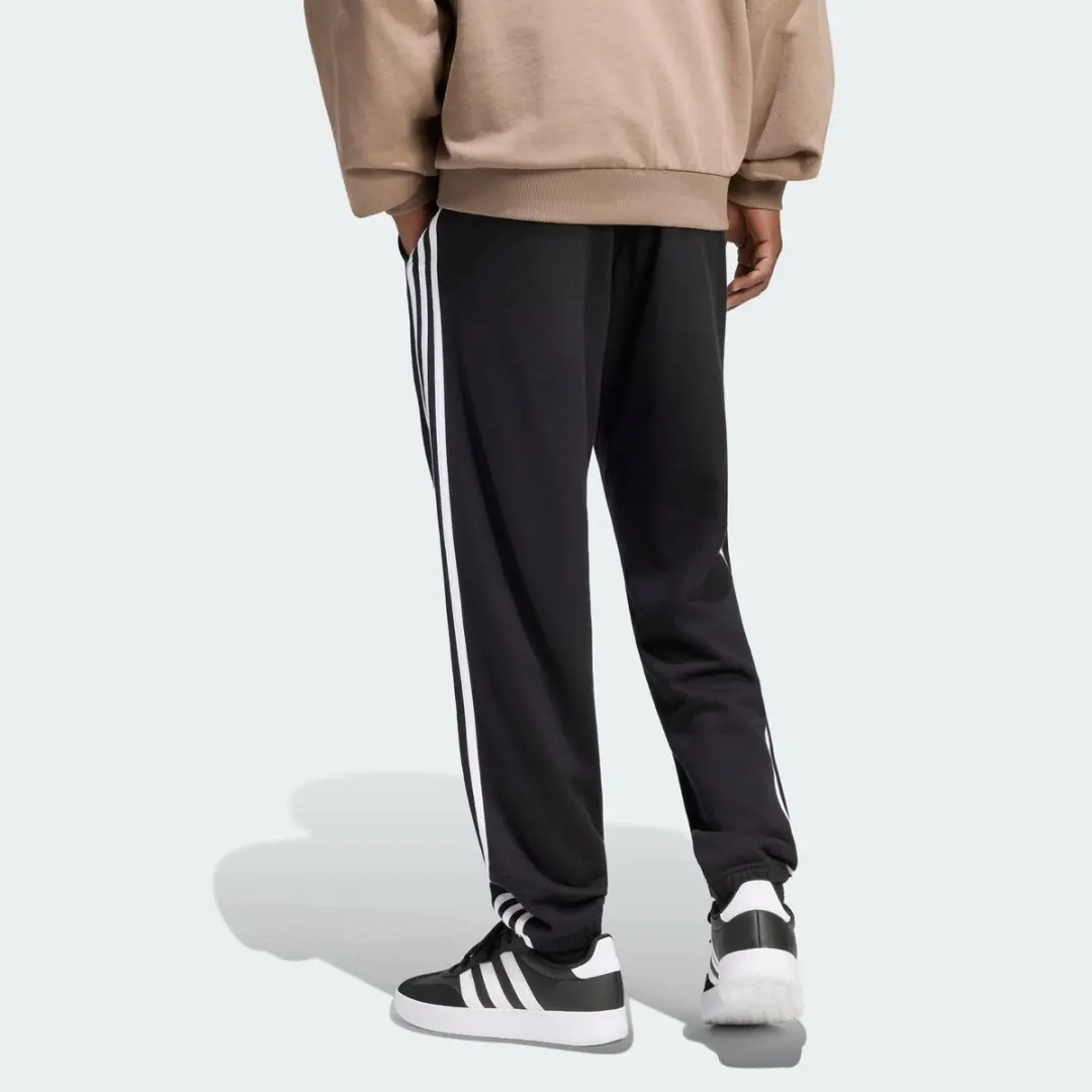 adidas 3-Stripes Tapered Cuffed Trainingsbroek S - Zwart
