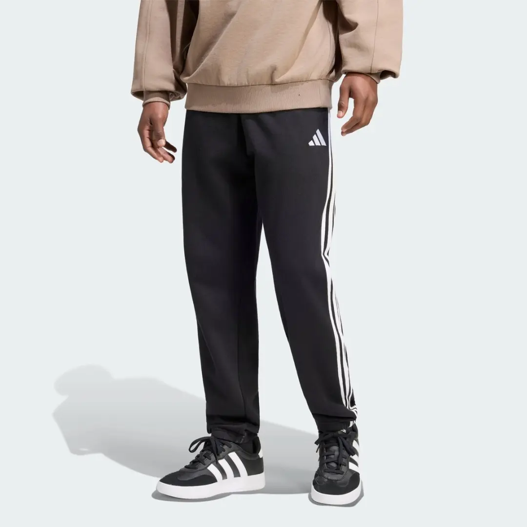 adidas 3-Stripes Tapered Cuffed Trainingsbroek S - Zwart