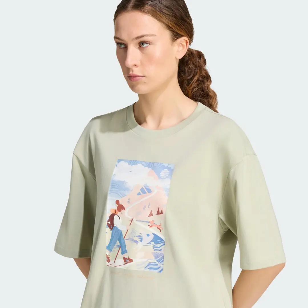 Adidas Terrex Secret Paths Ahead T-Shirt KS2523 - Groen