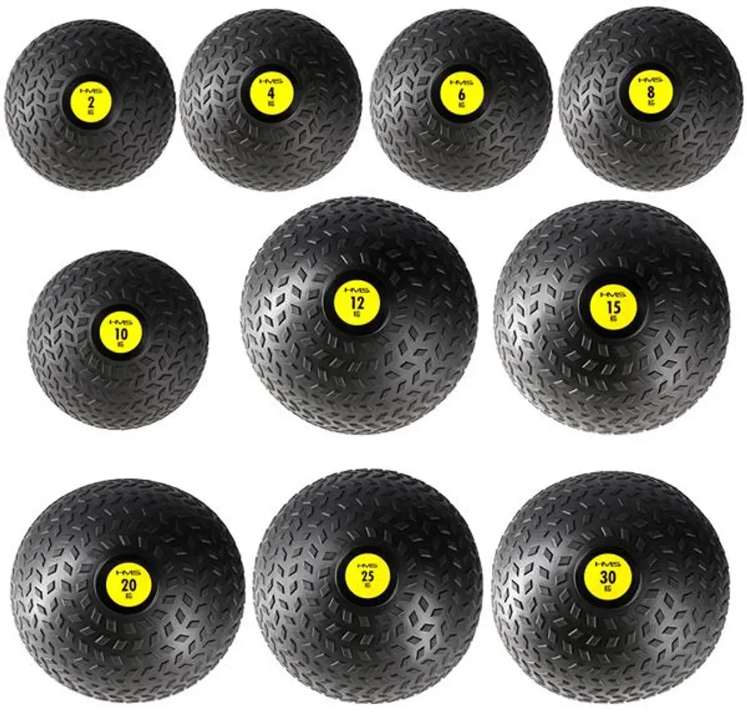 HMS PST02 Slam Ball 2kg - Zwart/Geel