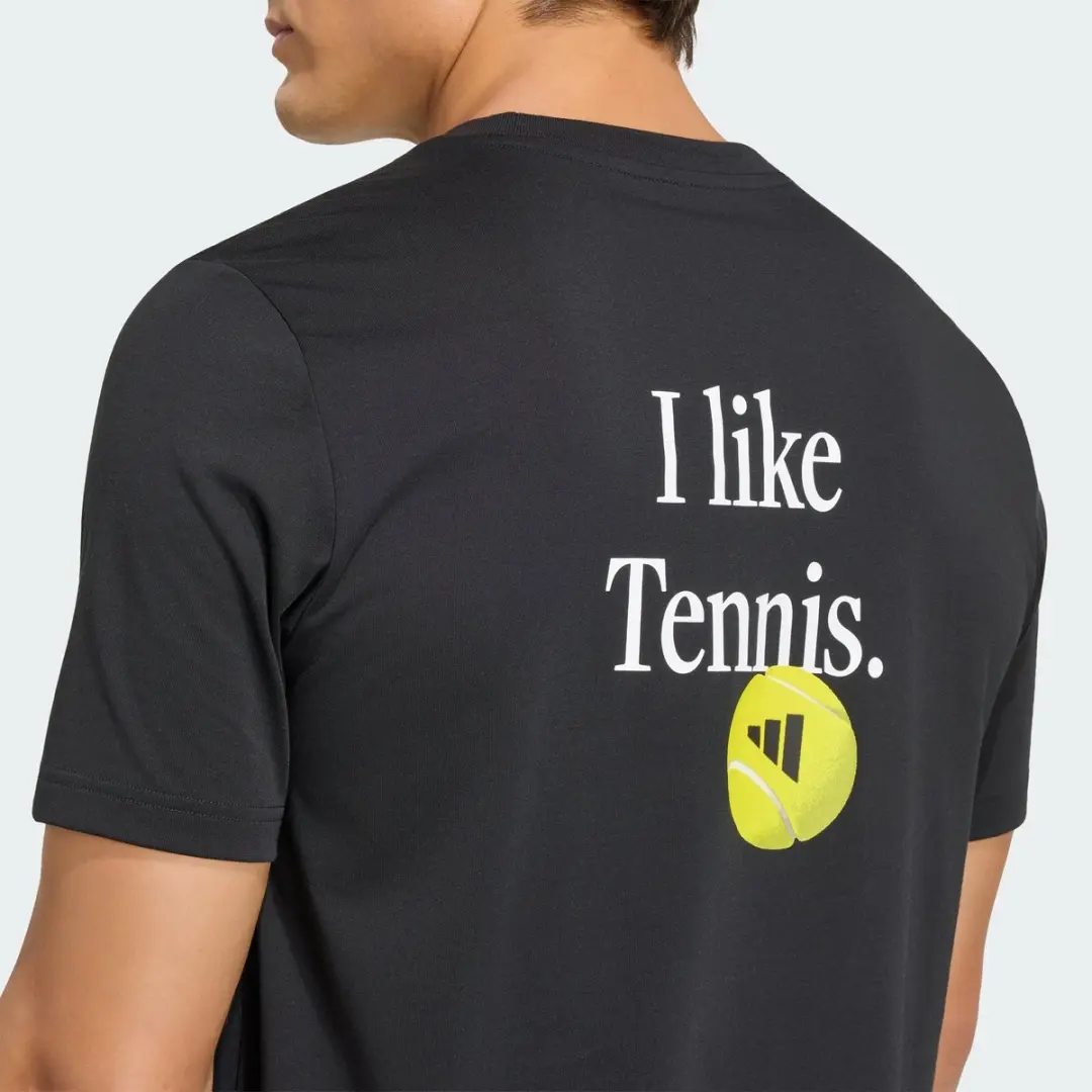 Adidas Performance Tennis T-Shirt KR2332 - Zwart