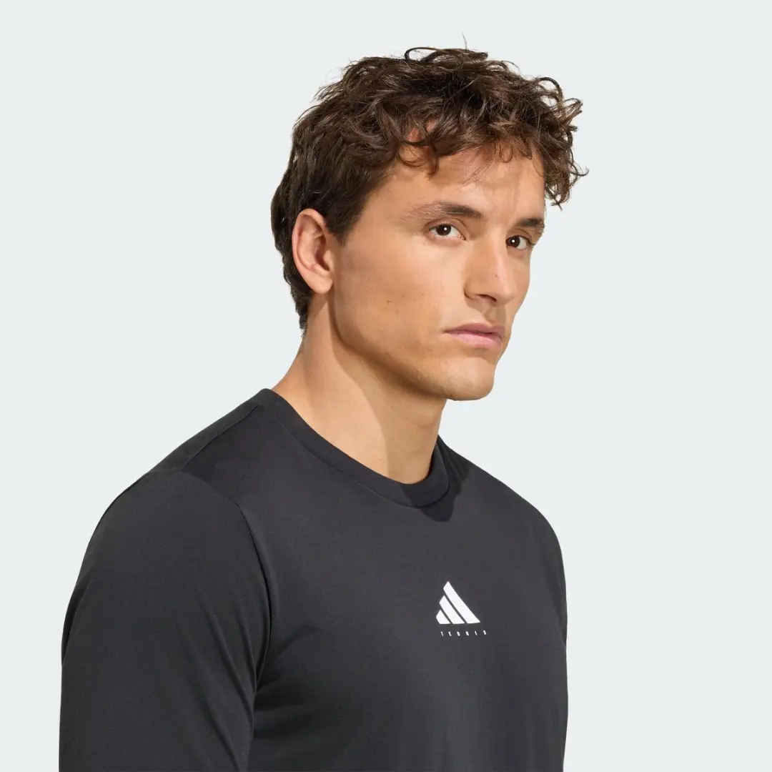 Adidas Performance Tennis T-Shirt KR2332 - Zwart - afbeelding 6 van 6