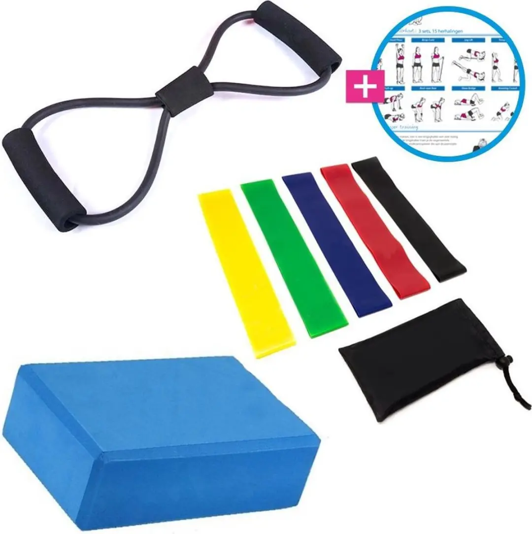 Virtufit Fitness & Yoga Set Zwart