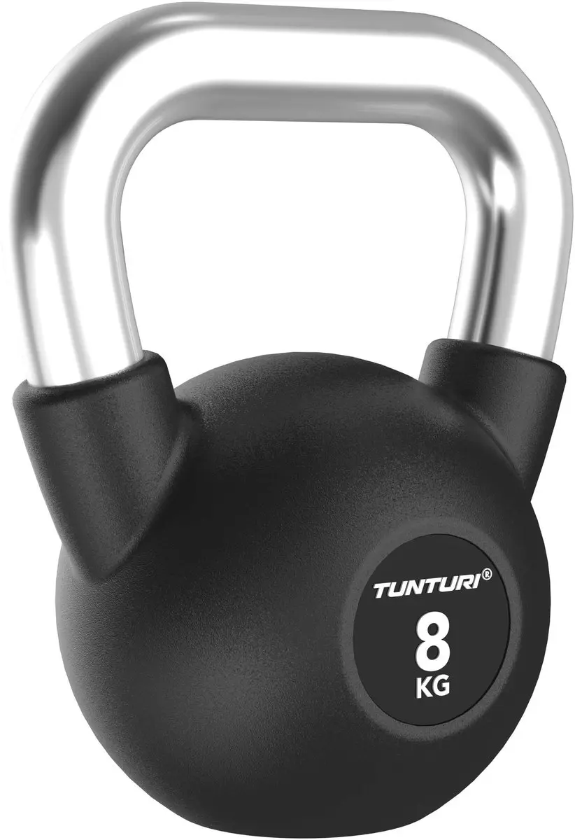 Tunturi Platinum Rubber Kettlebell 8kg