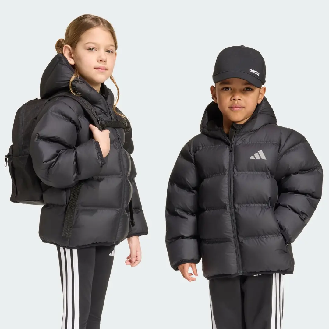 Adidas Sportswear Donsjack - Kinderen 128 - Zwart