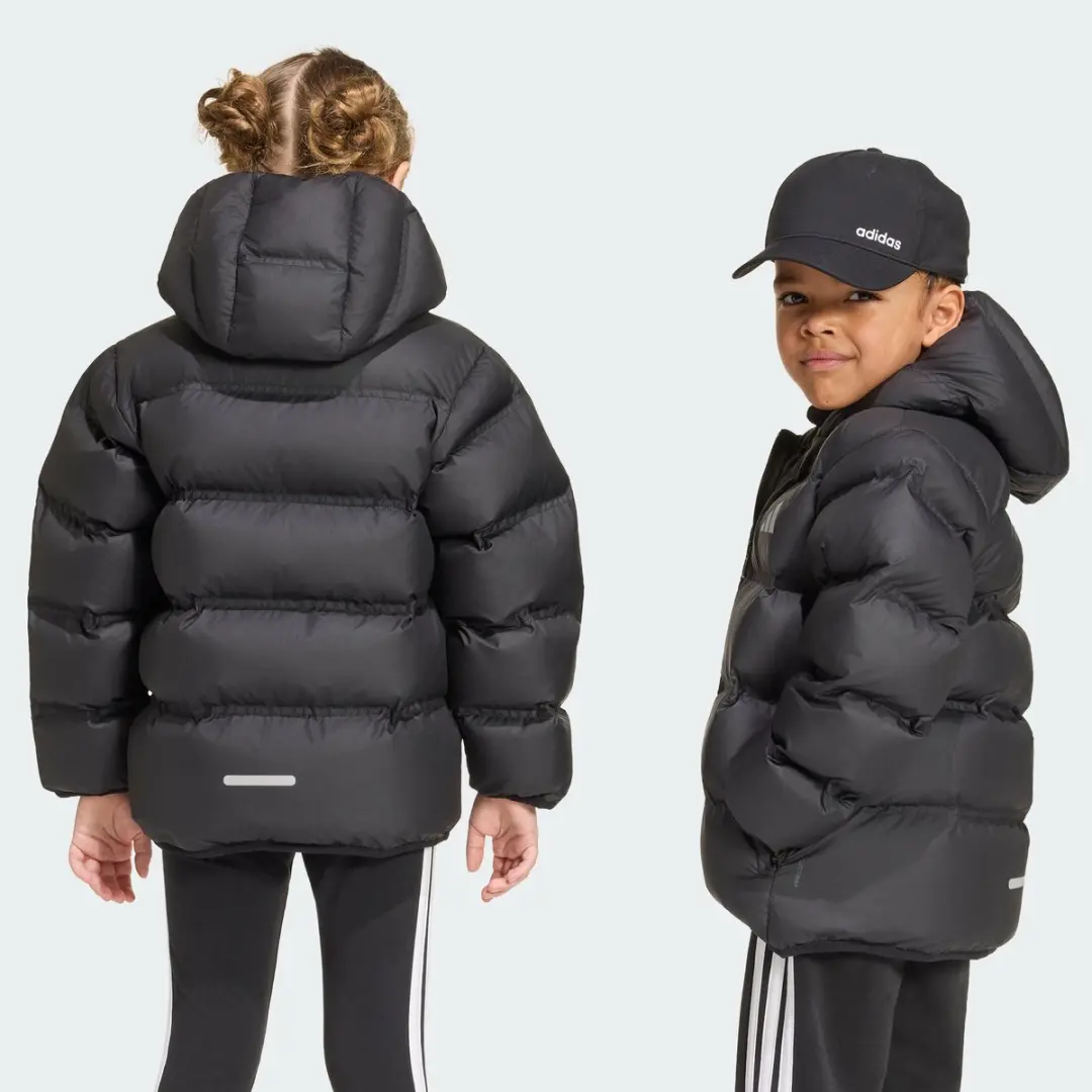 Adidas Sportswear Donsjack - Kinderen 128 - Zwart