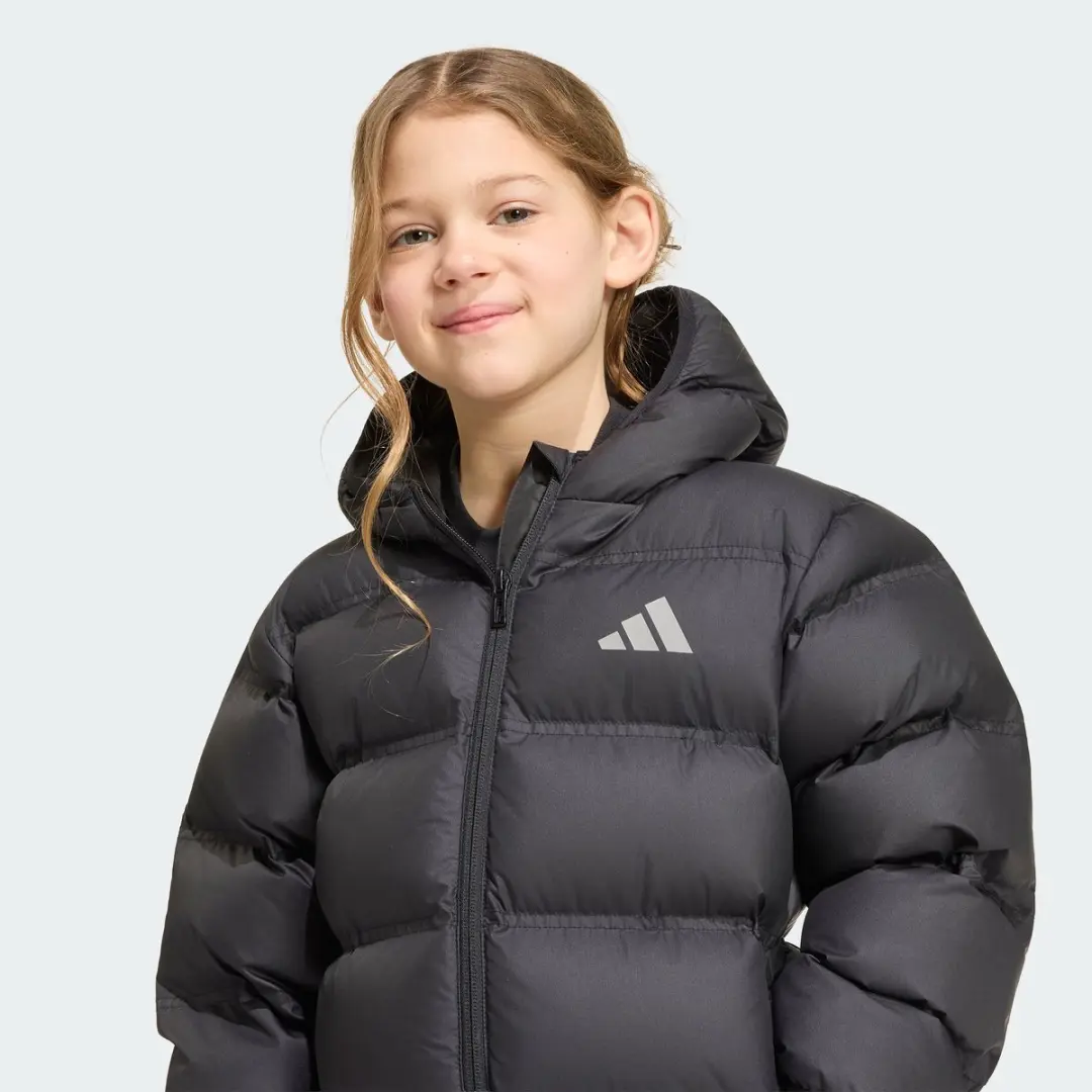 Adidas Sportswear Donsjack - Kinderen 128 - Zwart