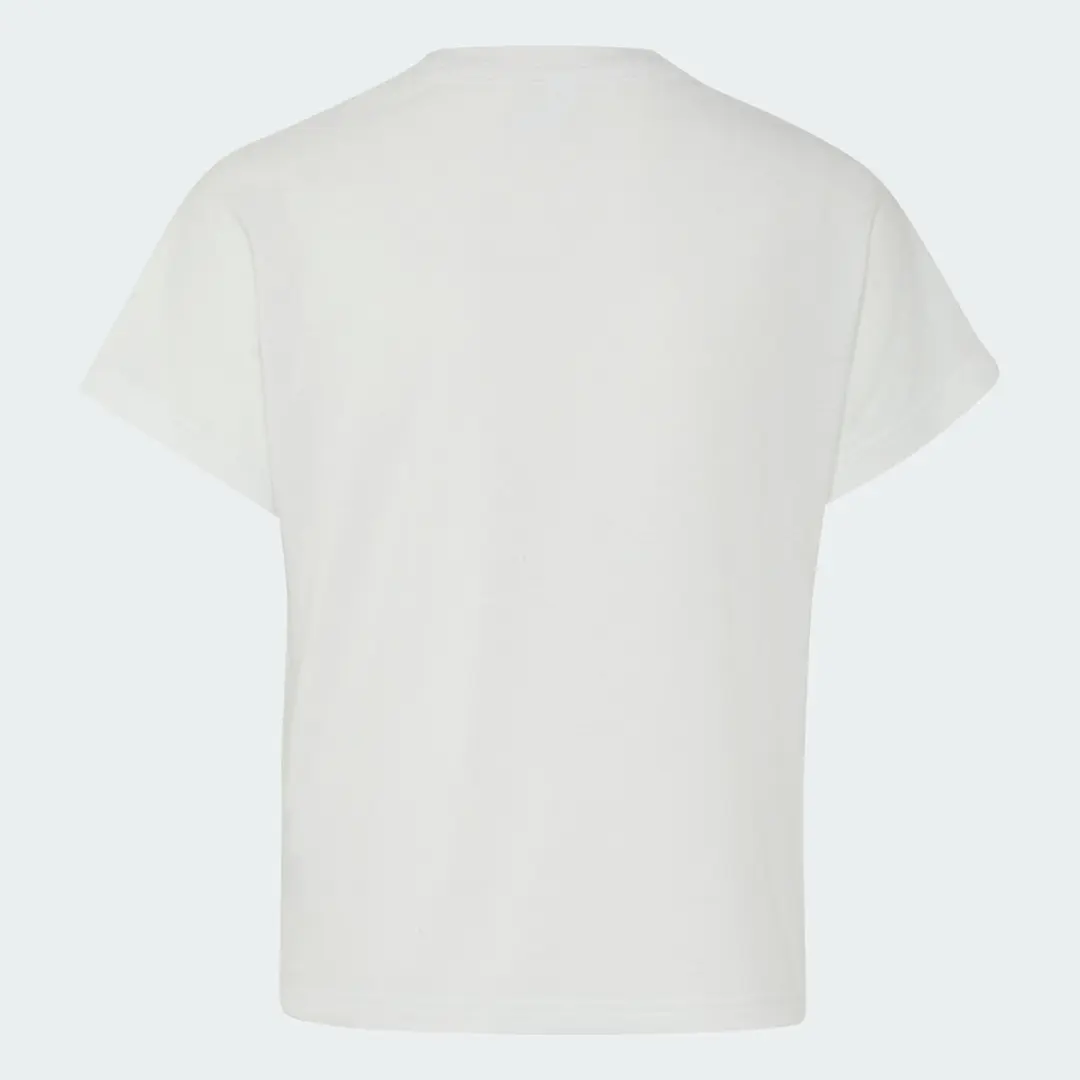 Adidas T-Shirt Meisjes KY3617 - Wit - Maat 164