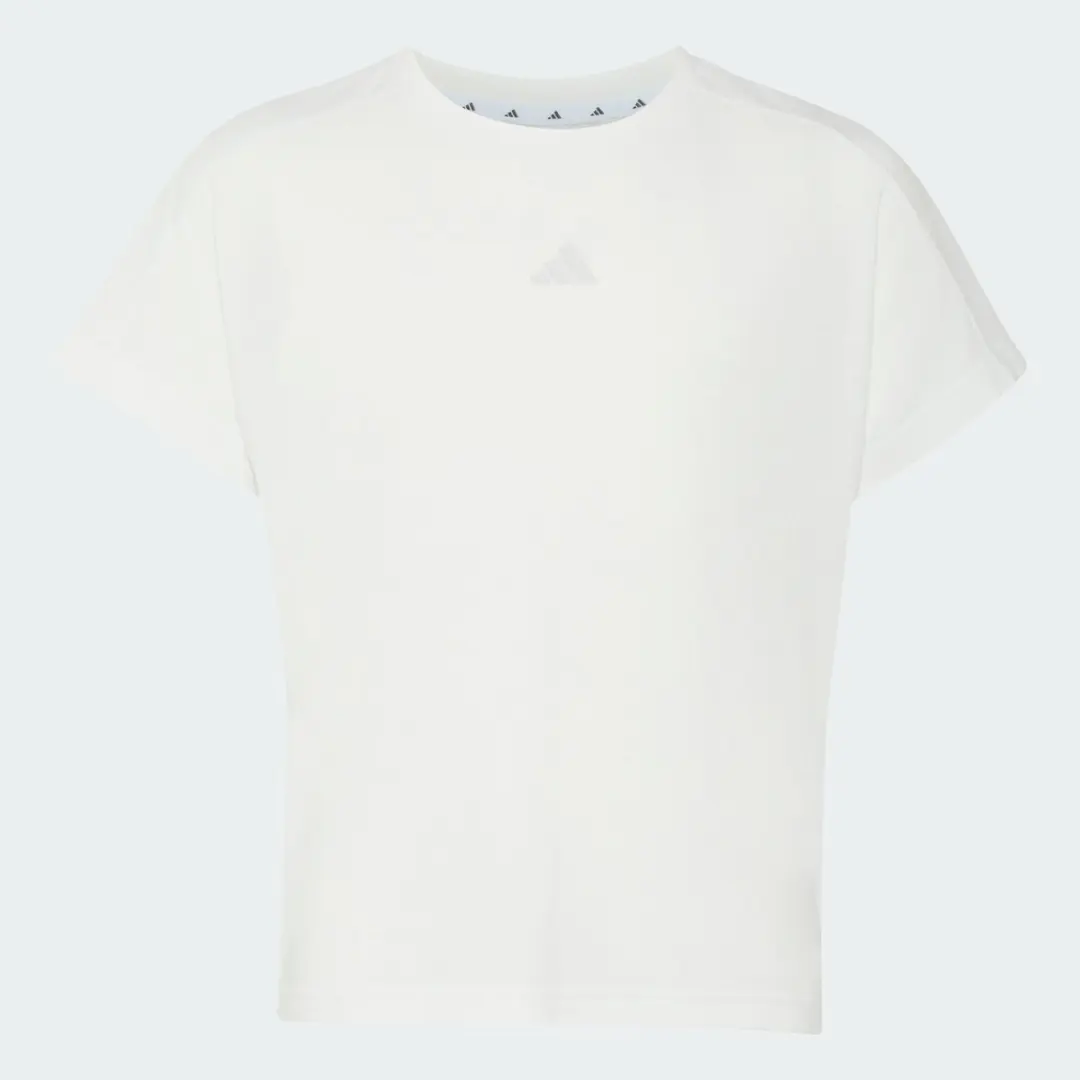 Adidas T-Shirt Meisjes KY3617 - Wit - Maat 164