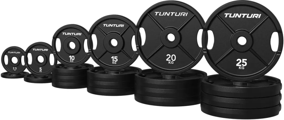 Tunturi Platinum Halterschijven Set 295kg