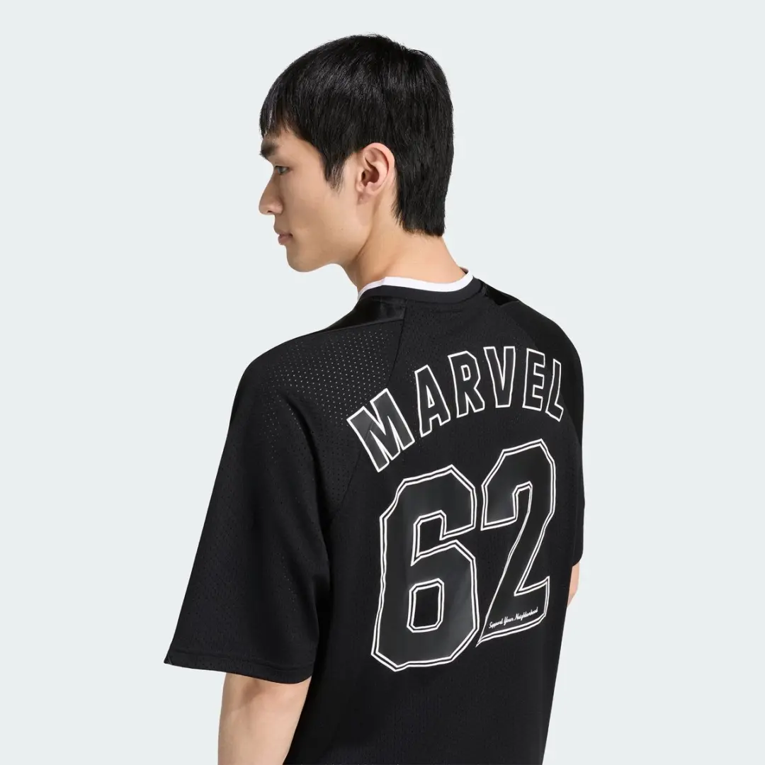 adidas Marvel Spider-Man Mesh Sportshirt KS0368 - Heren Zwart