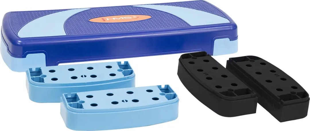 HMS AS004 Aerobics Step - Blauw - 3 Hoogteniveaus