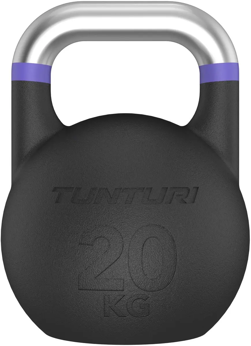 Tunturi Platinum Competition Kettlebell 20kg - Zwart