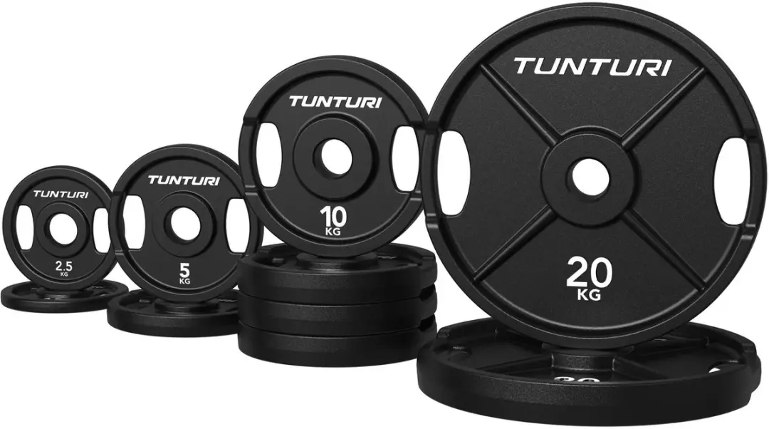 Tunturi Platinum Cast Iron Halterschijven 45cm