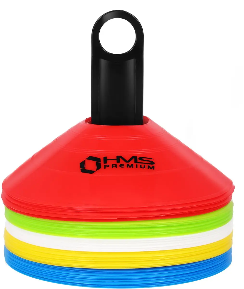 HMS GTR50 Serie Trainingskegels - 50 Stuks Multicolor