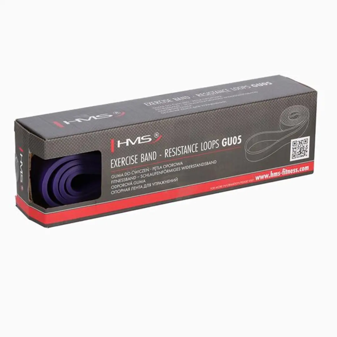 HMS GU05 Weerstandsband - 15-38 kg - 2080mm - Violet