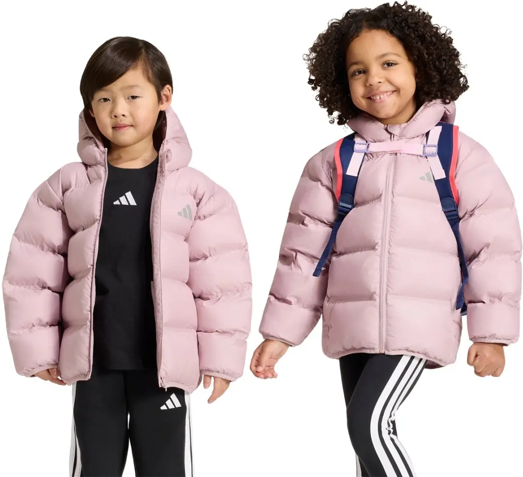 Adidas Sportswear Donsjack - Kinderen 122 - Paars - afbeelding 6 van 6