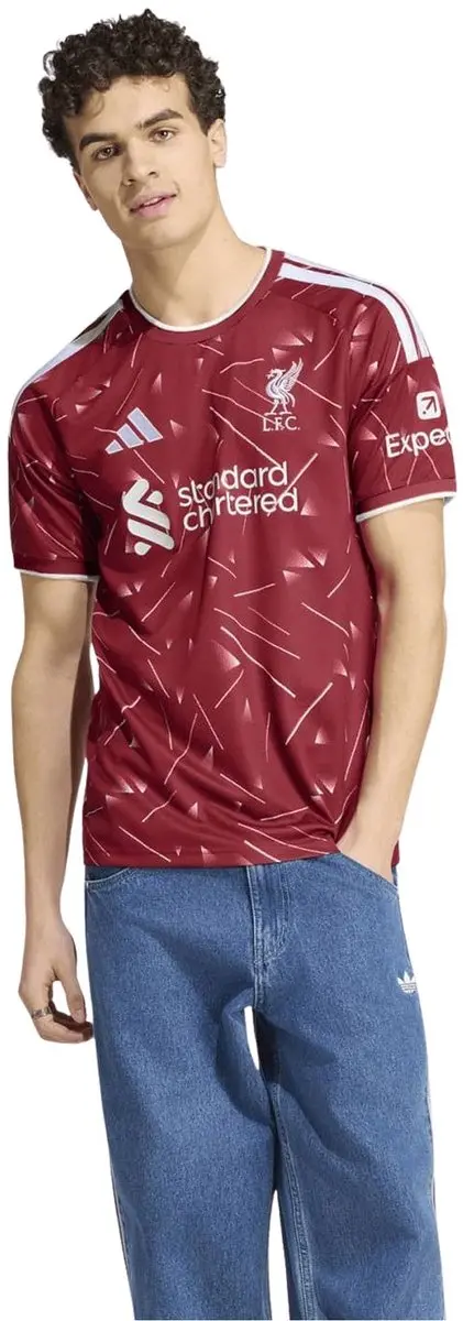 adidas Sportshirt KA6852 - XXL - Rood/Wit