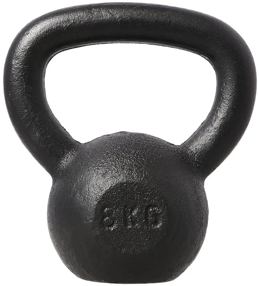 HMS KZG06 Gietijzeren Kettlebell 6 kg - Zwart