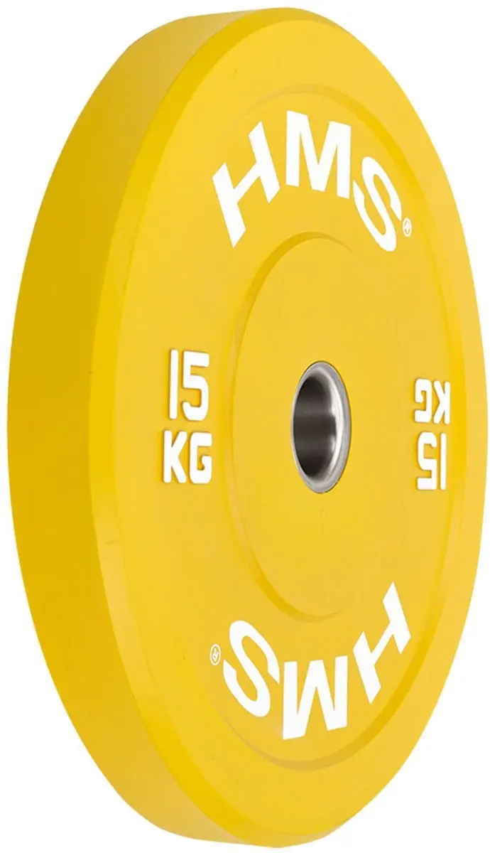 HMS CBR Olympische Bumper Schijf 15KG - Geel
