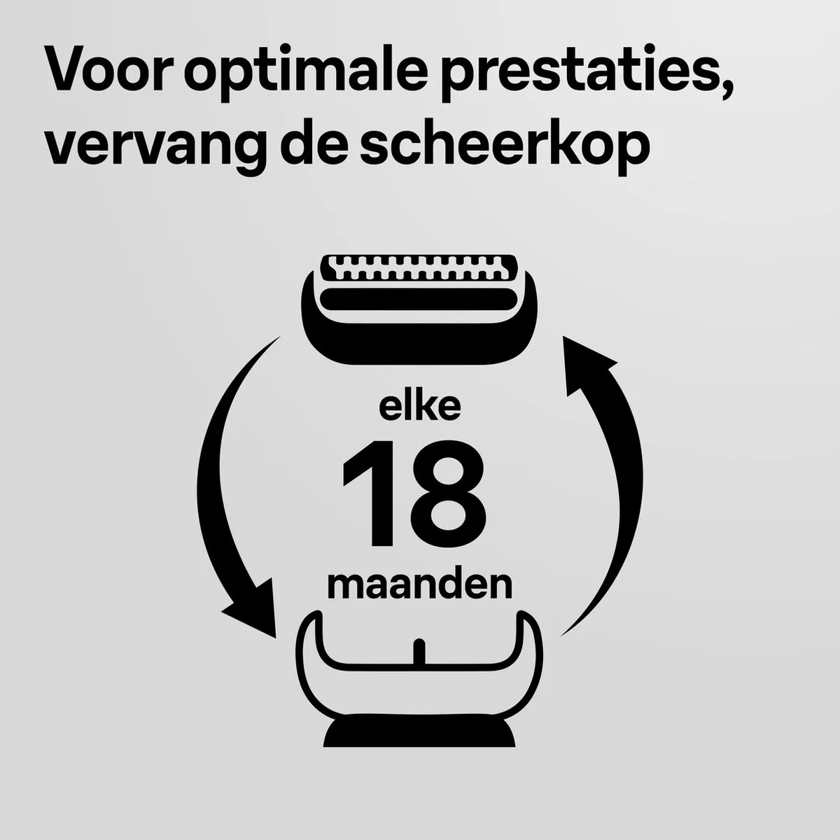 Braun Series 3 32B Vervangende Scheerkop - Zwart