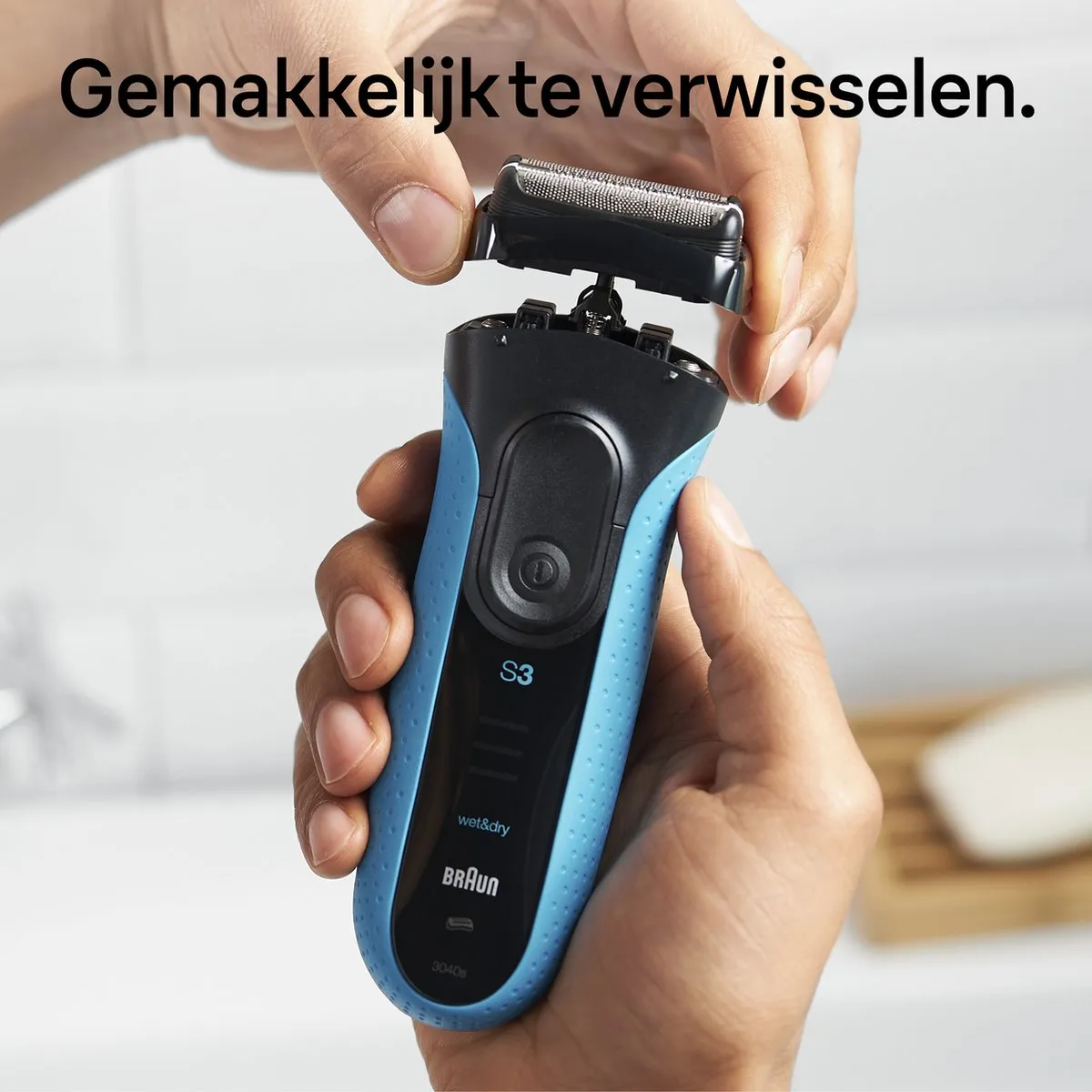 Braun Series 3 32B Vervangende Scheerkop - Zwart